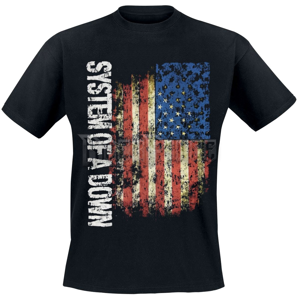 System Of A Down - US Flag - UNISEX PÓLÓ