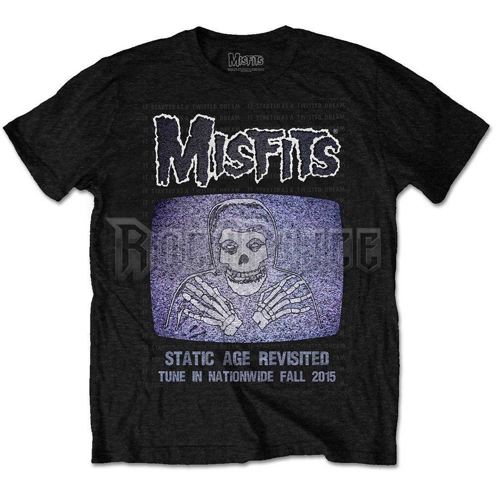 Misfits - Static - unisex póló - MISTS17MB