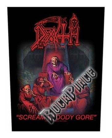 Death - Scream Bloody Gore - hátfelvarró - BP865 / BP0865