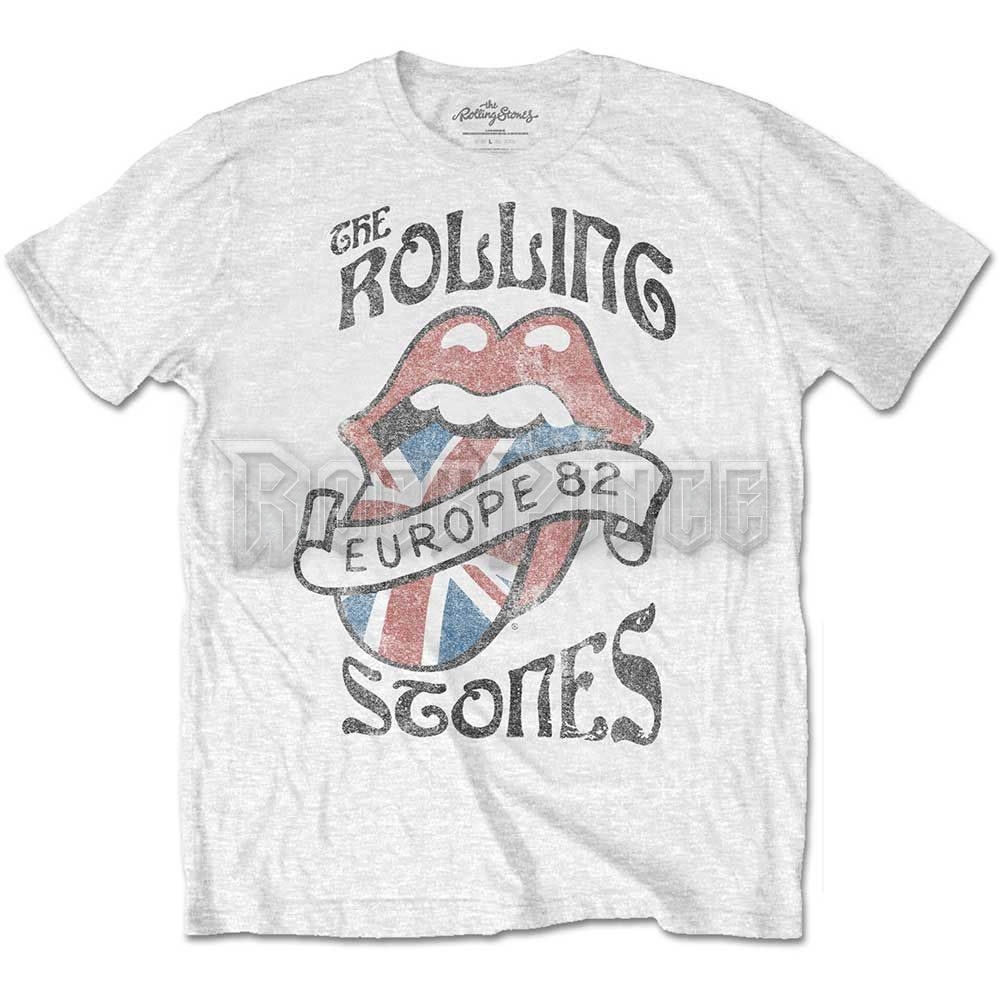 THE ROLLING STONES - EUROPE 82 - unisex póló - RSTS61MW