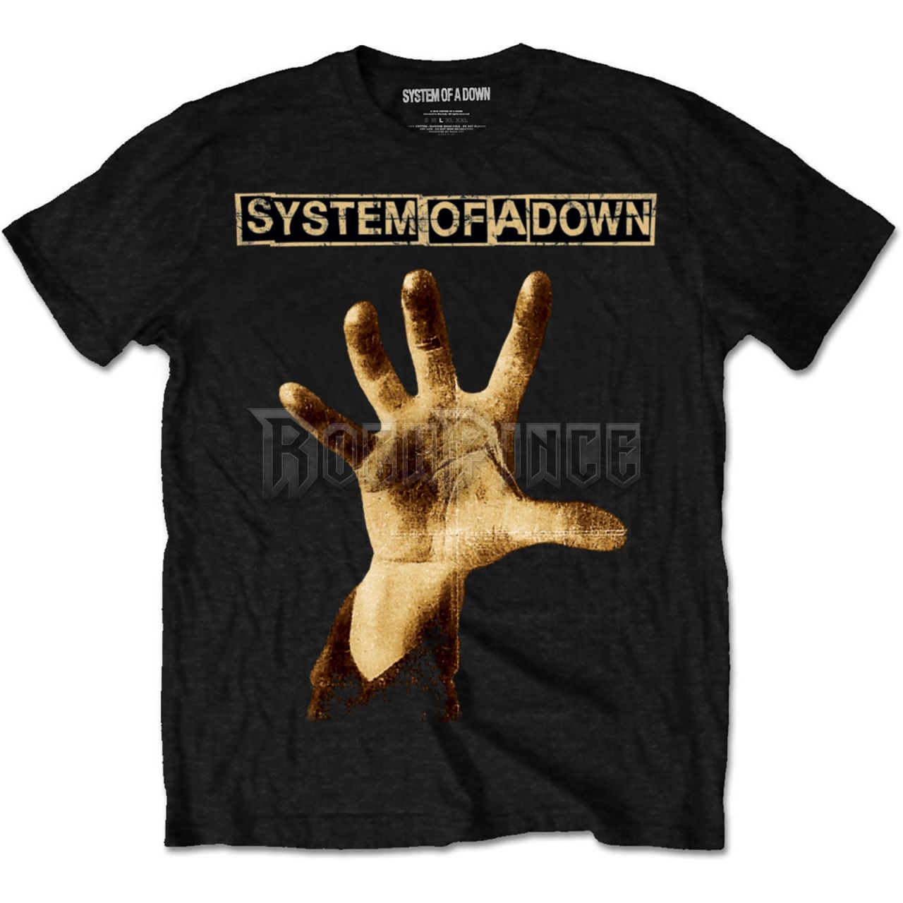 SYSTEM OF A DOWN - HAND - unisex póló - SOADTS05MB