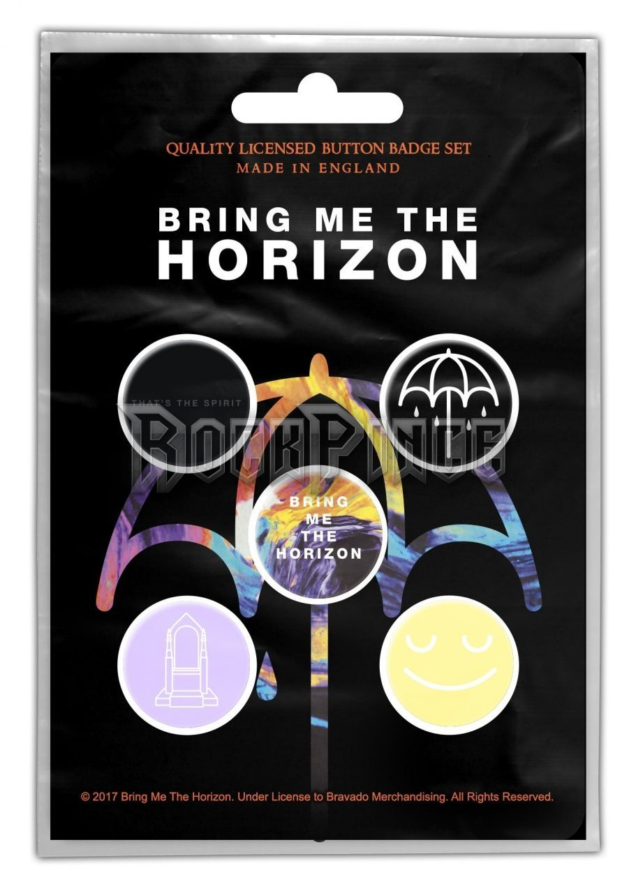 Bring Me The Horizon - That’s The Spirit - 5 db-os kitűző szett - BB013