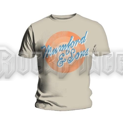 Mumford & Sons - Sun Script - unisex póló - MASTS03MS