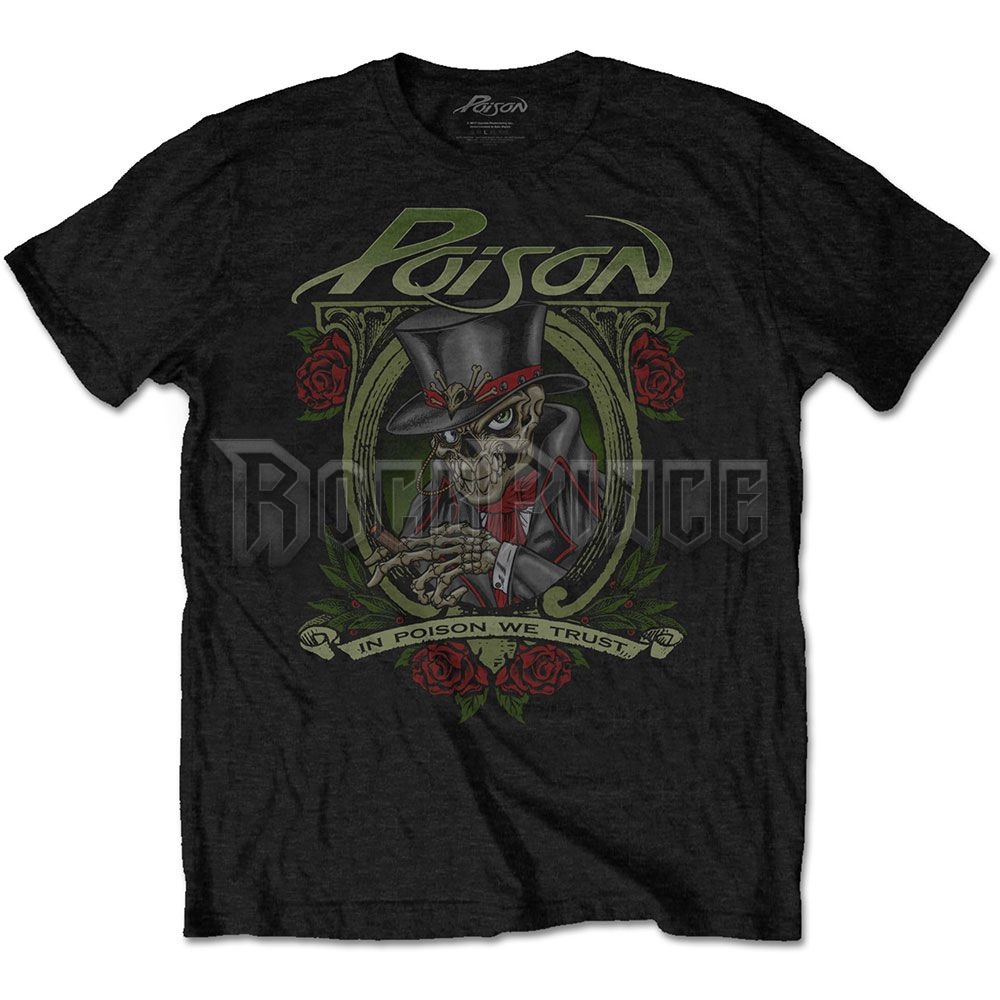 Poison - We Trust - unisex póló - POISTS03MB