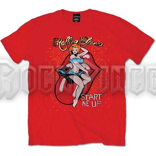 The Rolling Stones - Start me up - unisex póló - RSTEE21MR