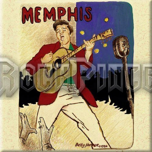 Elvis Presley: Memphis - hűtőmágnes - EPMAG05