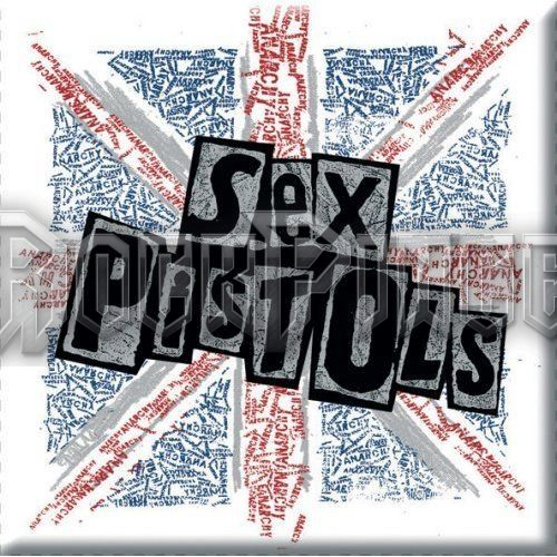 The Sex Pistols: Logo & Flag - hűtőmágnes - SPMAG02