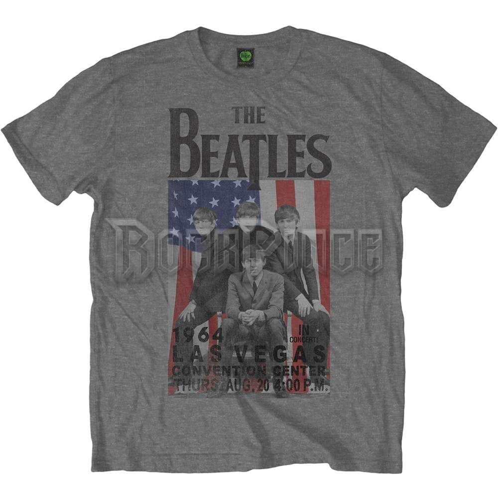 The Beatles - Flag/Vegas - unisex póló - BEATTEE161MG