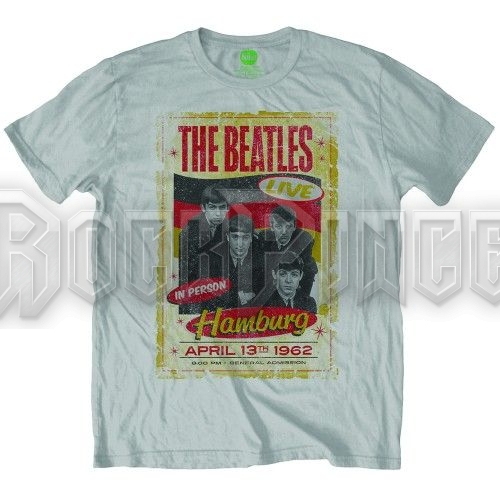 The Beatles - Hamburg Poster 1962 - unisex póló - BEATTEE102MS