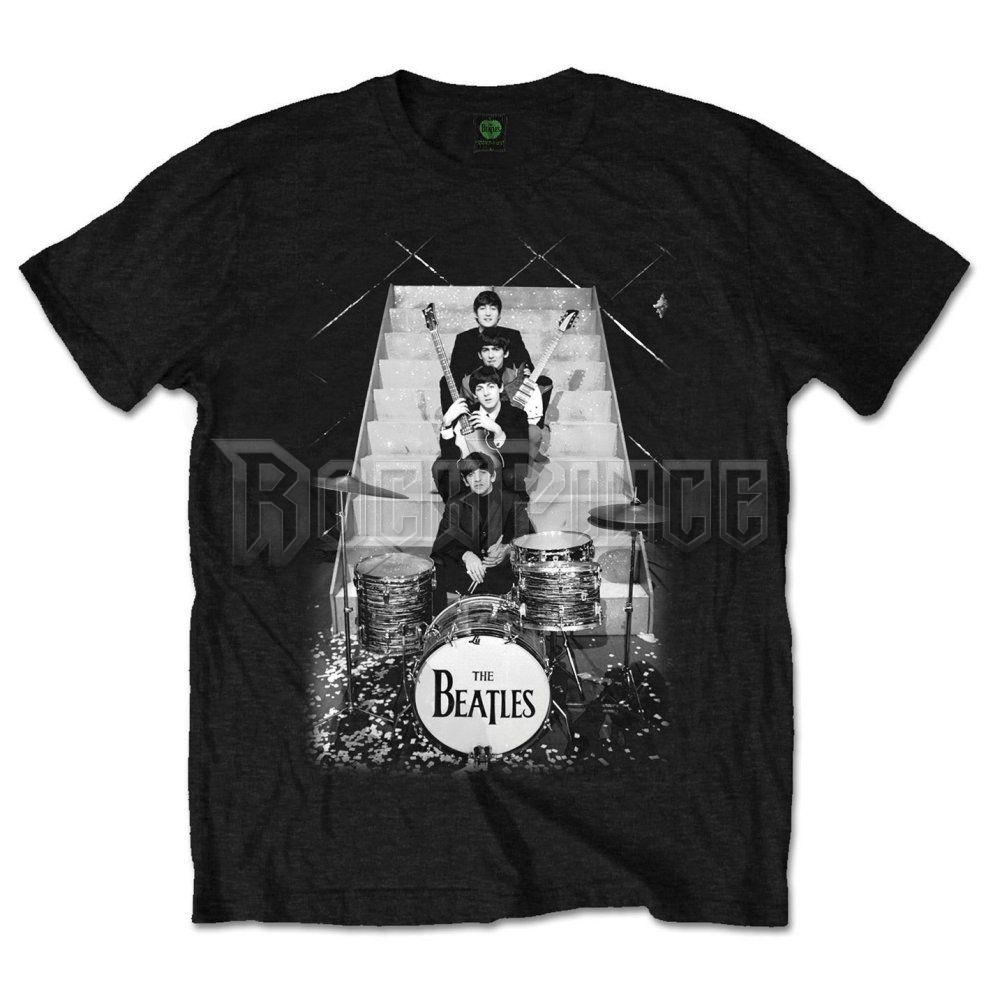 The Beatles - Stage Stairs - unisex póló - BEATTEE233MB