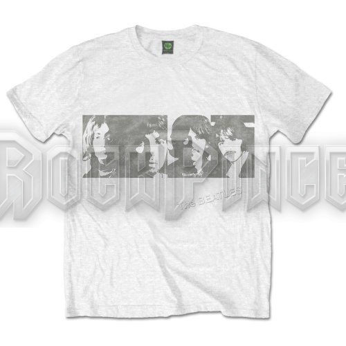 The Beatles - White Album Faces - unisex póló - BEATTEE245MW