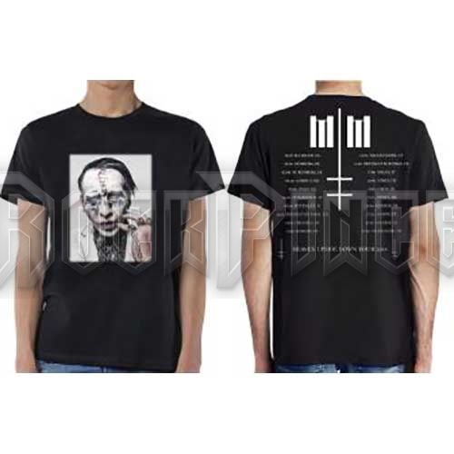 Marilyn Manson - Painted Face Euro Tour 2018 - unisex póló - MMTS17MB