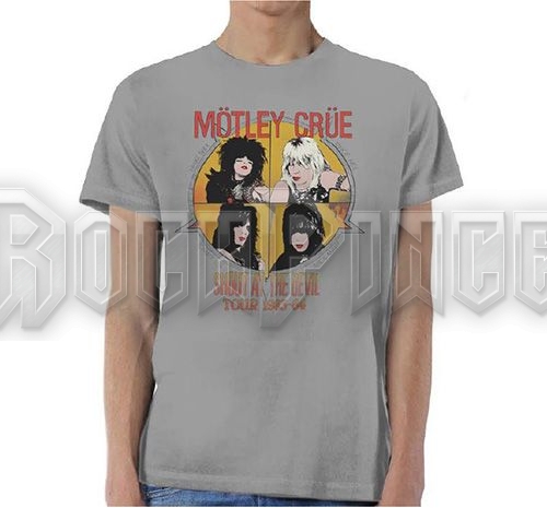 Mötley Crüe - SATD Vintage - unisex póló - MOTTEE26MG