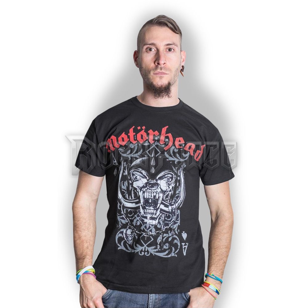 Motörhead - Playing Card - unisex póló - MHEADTEE12MB