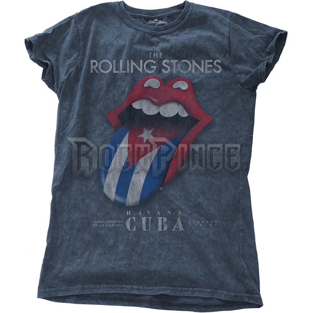 The Rolling Stones - Havana Cuba - női póló - RSSWASH01LD