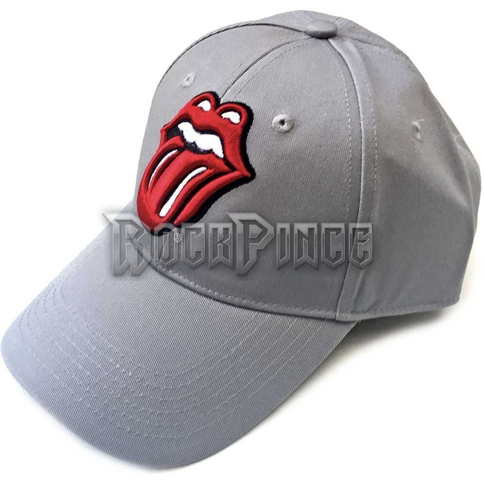 The Rolling Stones: Classic Tongue (Szürke) - baseball sapka - RSCAP01G