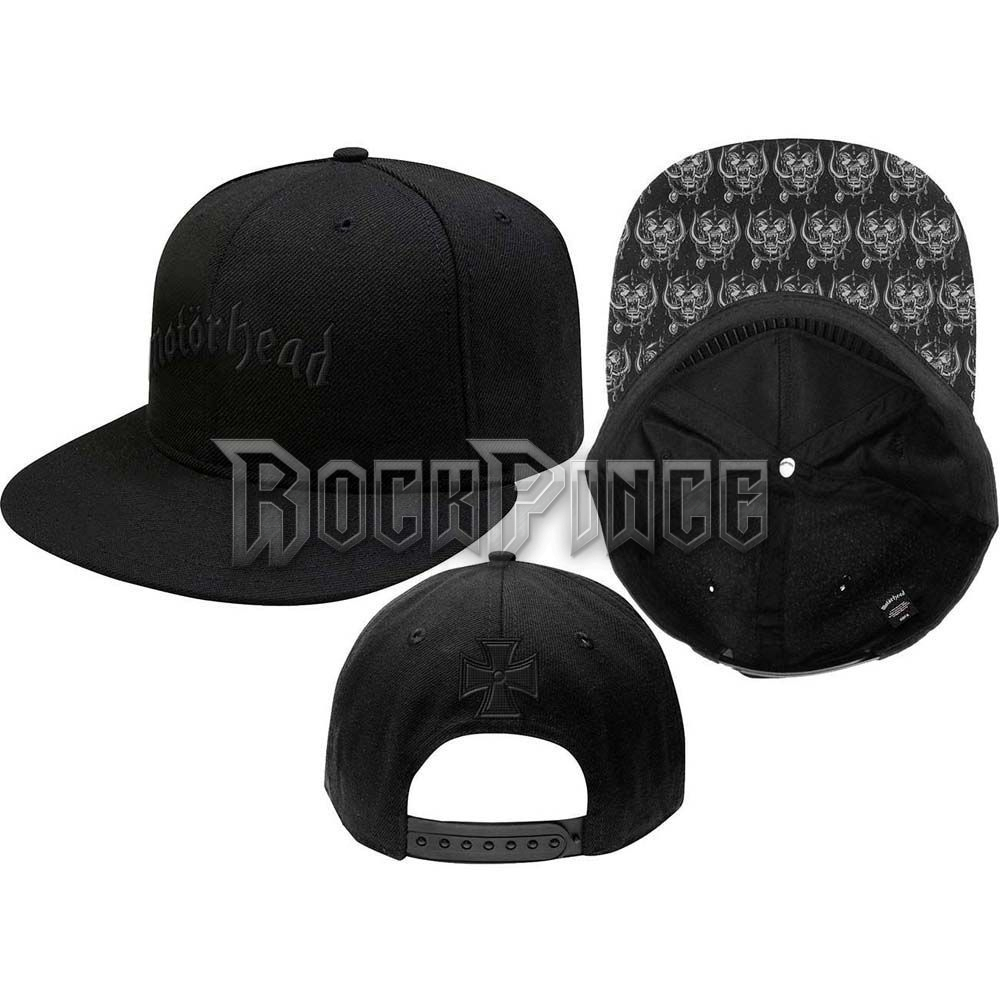 Motörhead - Logo & Warpig - snapback sapka - MHSBCAP01B