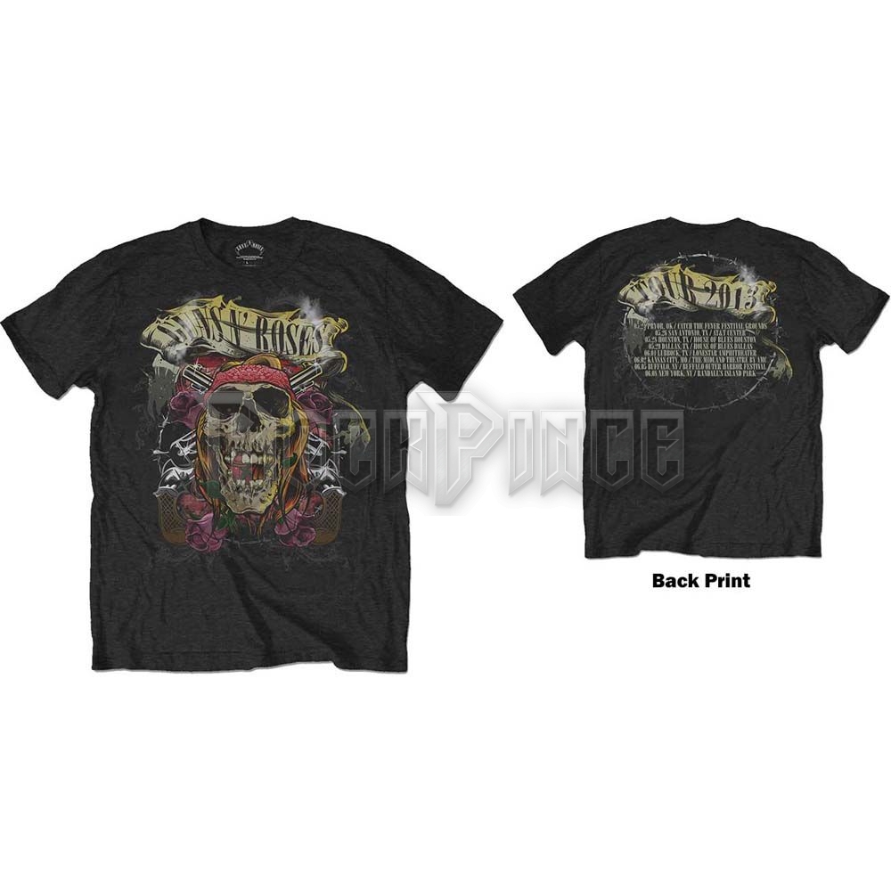 Guns N' Roses - Trashy Skull - unisex póló - GNRTS41MB