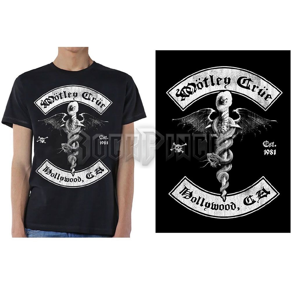 Mötley Crüe - Feelgood Hollywood Revision - unisex póló - MOTTEE35MB