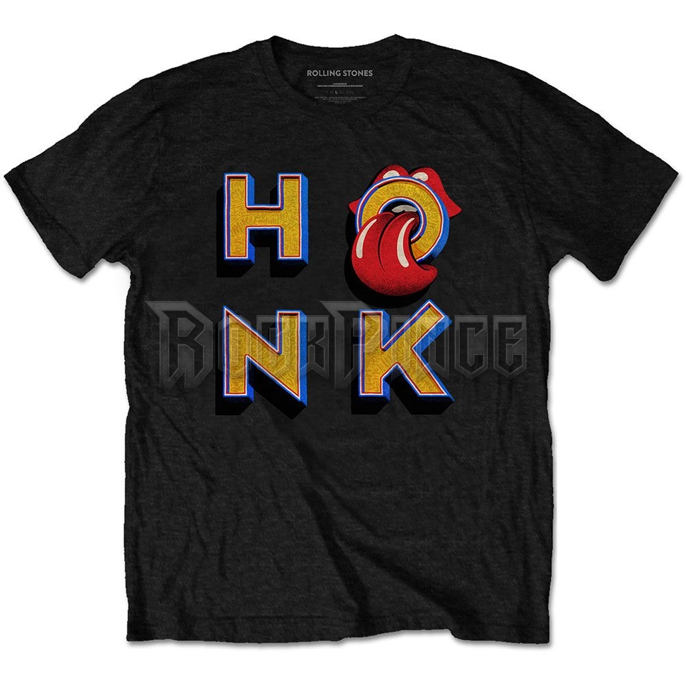 The Rolling Stones - Honk Letters - unisex póló - RSTS113MB