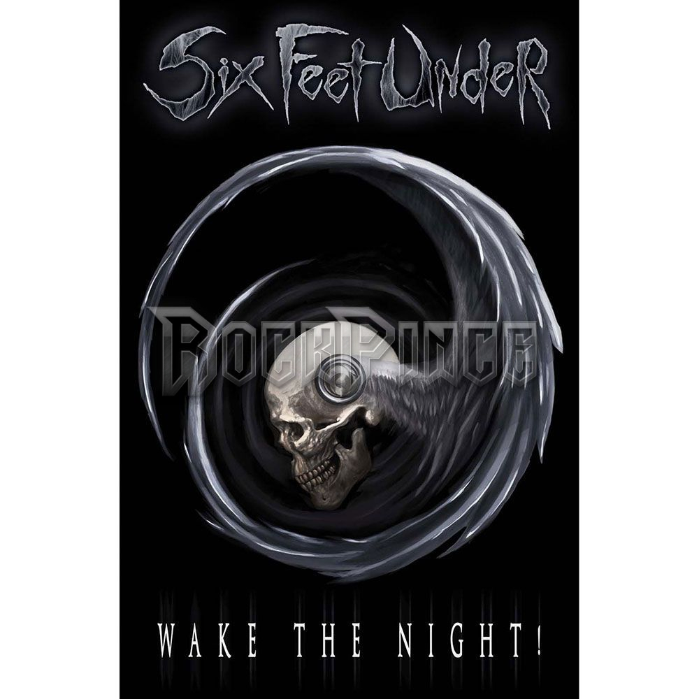 Six Feet Under: Wake The Night - Textil poszter / Zászló - TP028