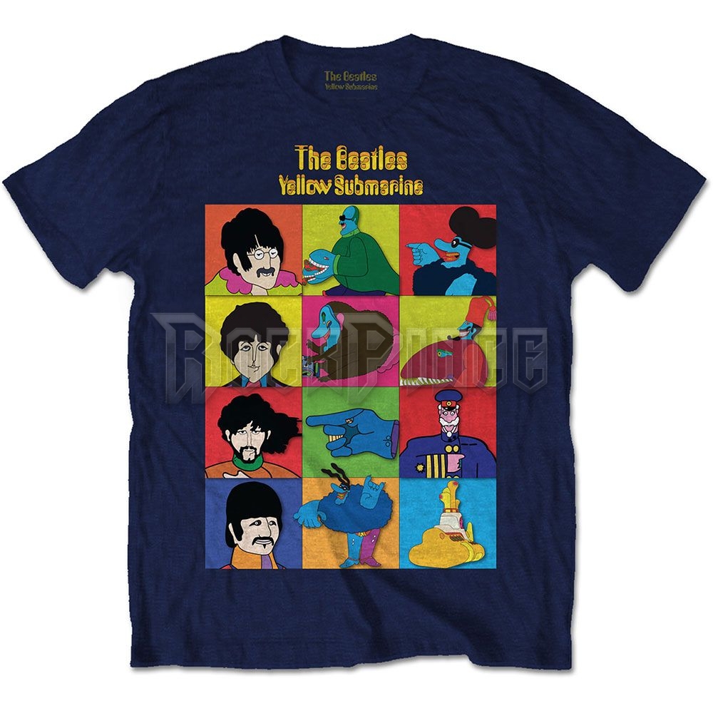 The Beatles - Yellow Submarine Characters - unisex póló - YSTS10MN