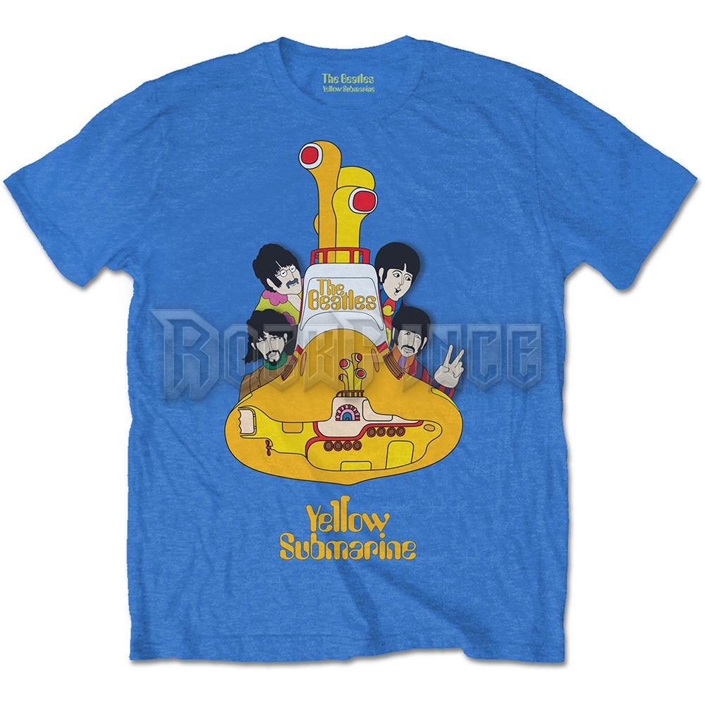 The Beatles - Yellow Submarine Sub Sub - unisex póló - YSTS14MBL