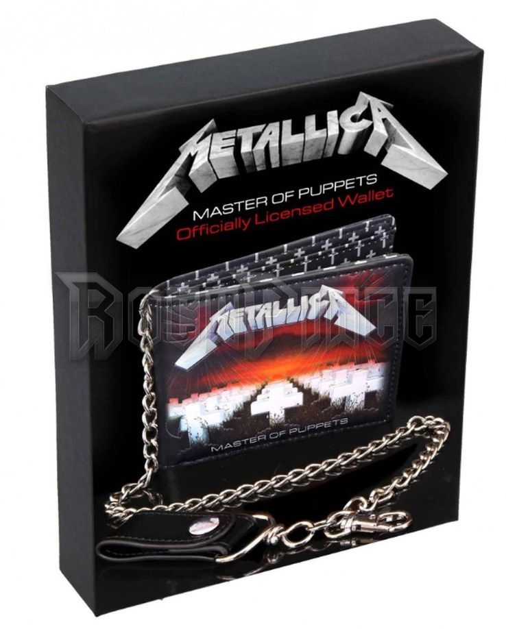 Metallica - Master of Puppets - PÉNZTÁRCA LÁNCCAL - B4684N9