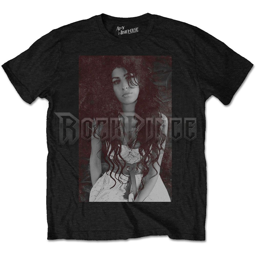 Amy Winehouse - Back to Black Chalk Board - unisex póló - AMYTS03MB