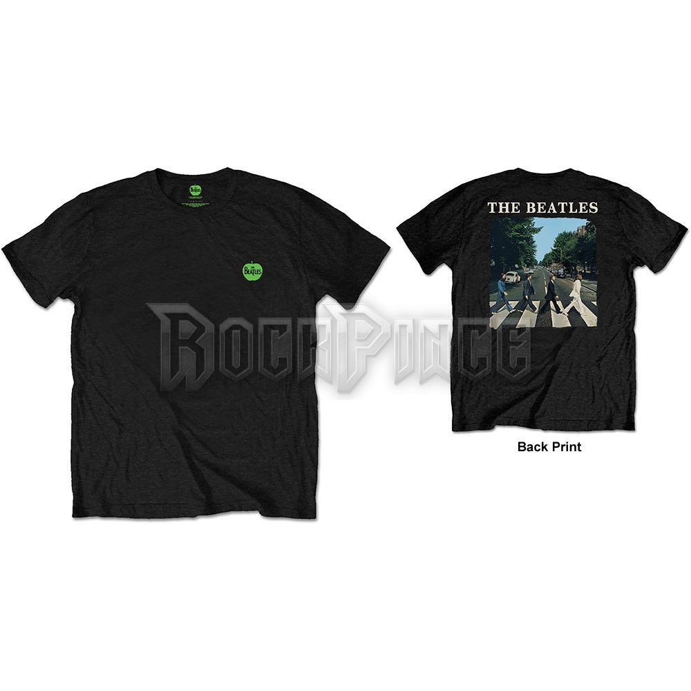 The Beatles - Abbey Road & Logo - unisex póló - BEATBPTEEP46MB