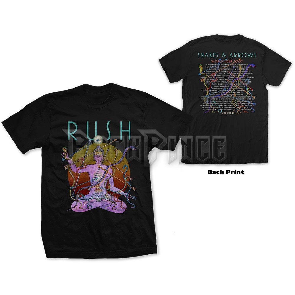 Rush - Snakes & Arrows Tour 2007 - unisex póló - RUSHTEE16MB