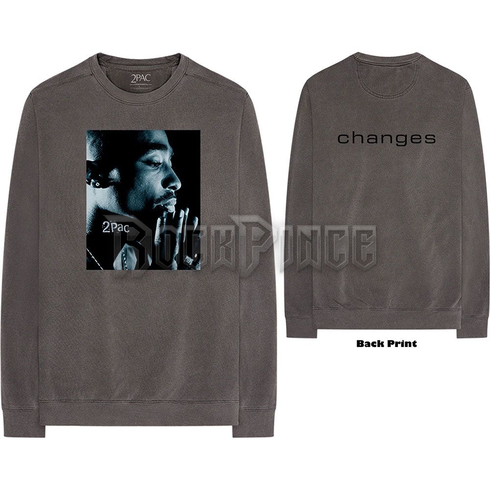 Tupac - Changes Side Photo - unisex hosszú ujjú póló - 2PACLST12MC