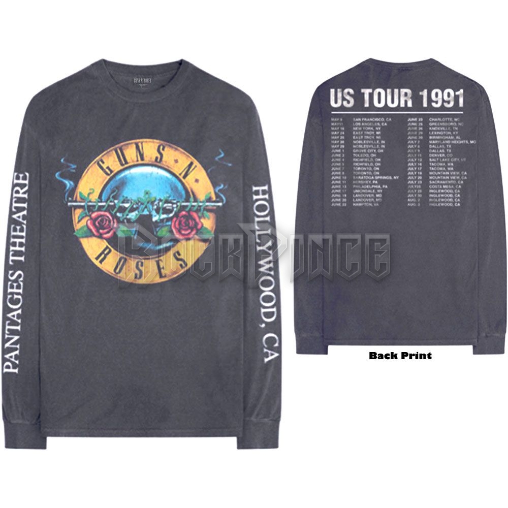 Guns N' Roses - Hollywood Tour - unisex hosszú ujjú póló - GNRLST65MC