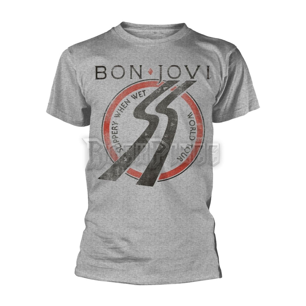 BON JOVI - SLIPPERY WHEN WET TOUR - Unisex póló - PH10333