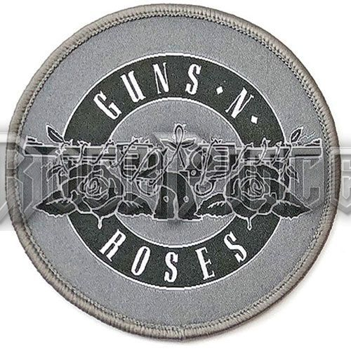 Guns N' Roses - White Circle Logo - Kisfelvarró / Folt - GNRPAT05