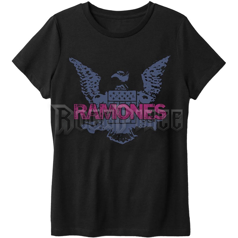 RAMONES - PURPLE EAGLE - unisex póló - RATS51MB