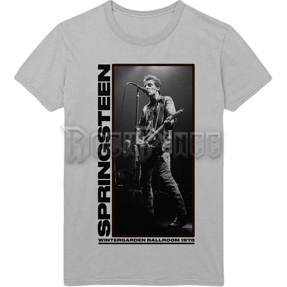 Bruce Springsteen - Wintergarden Photo - unisex póló - SPRINGTS07MG