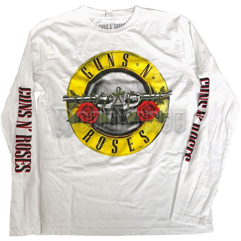 Guns N' Roses - Classic Logo - unisex hosszú ujjú póló - GNRLST04MW01