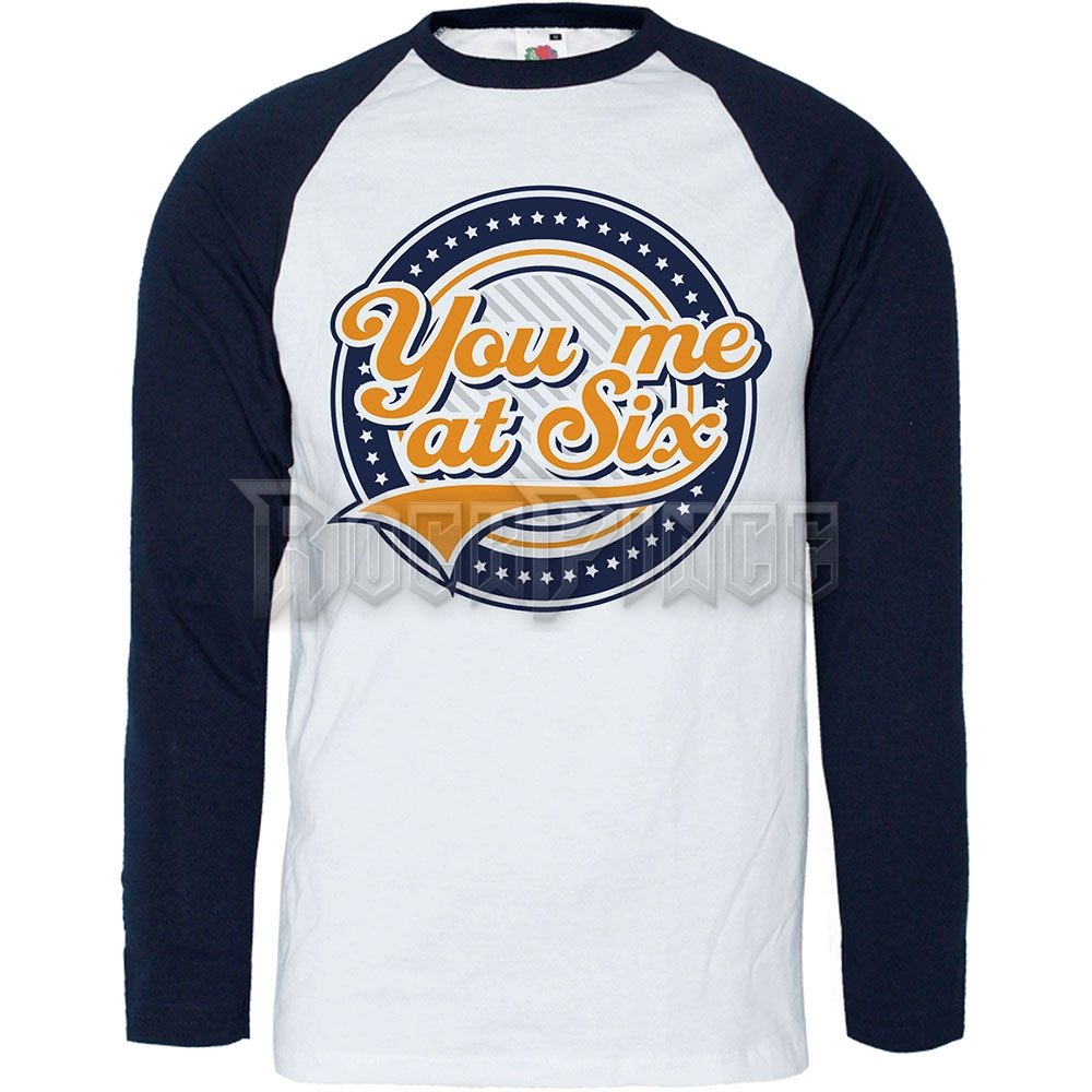 You Me At Six - Crest - unisex raglán ujjú póló - YMASRL07MWN