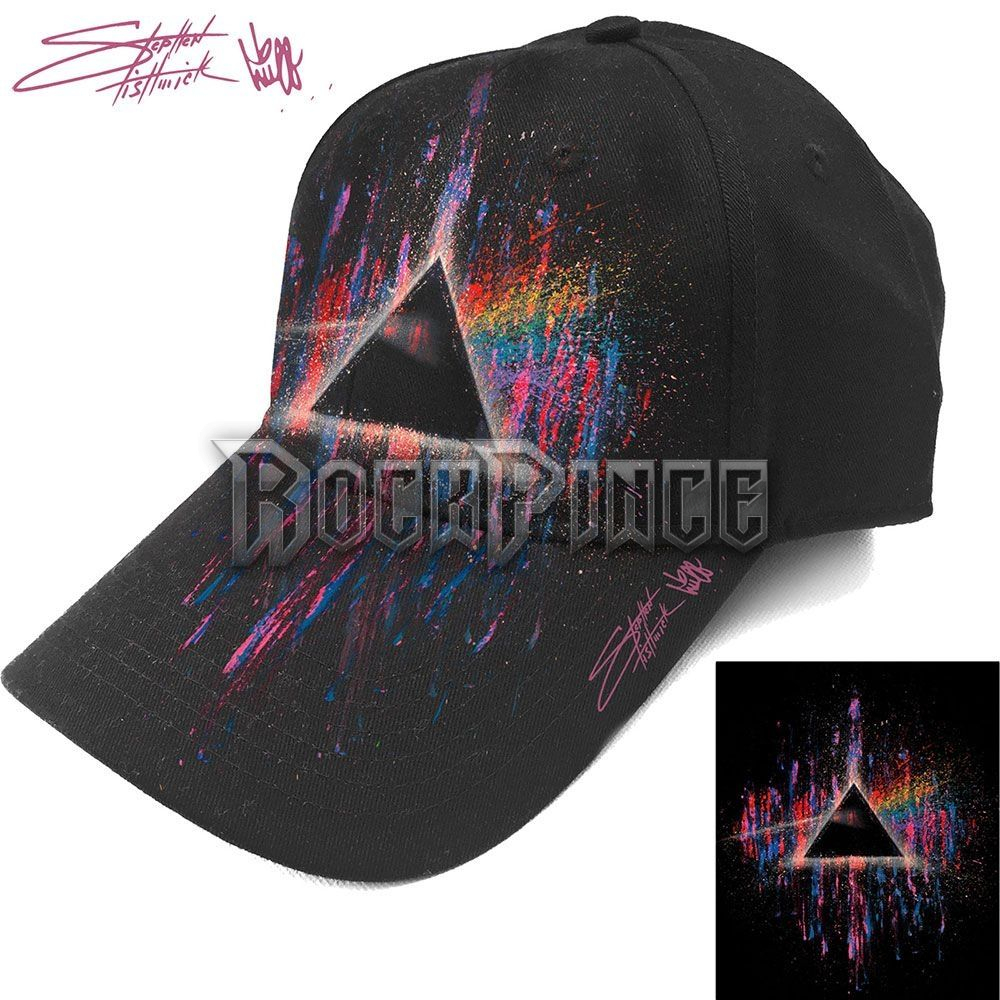 Pink Floyd - DSOTM Pink Splatter - baseball sapka - GDAPFCAP01B