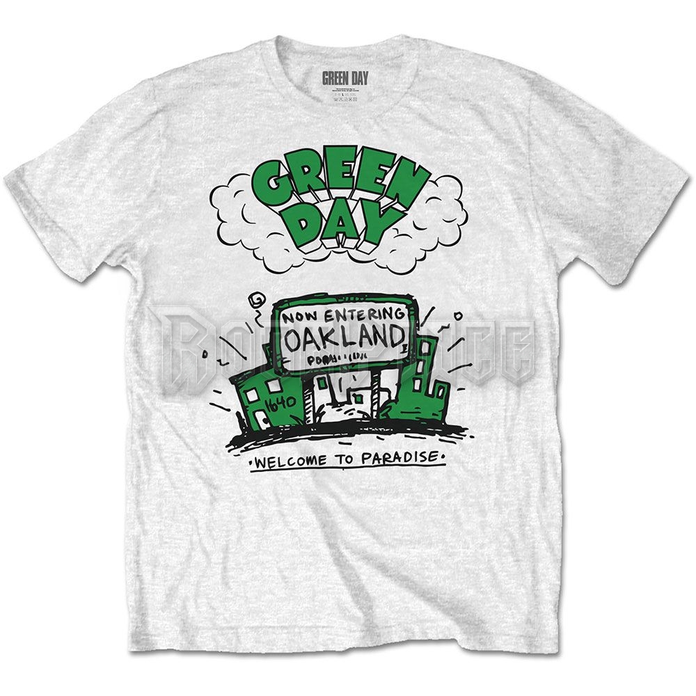 Green Day - Welcome to Paradise - unisex póló - GDTS36MW