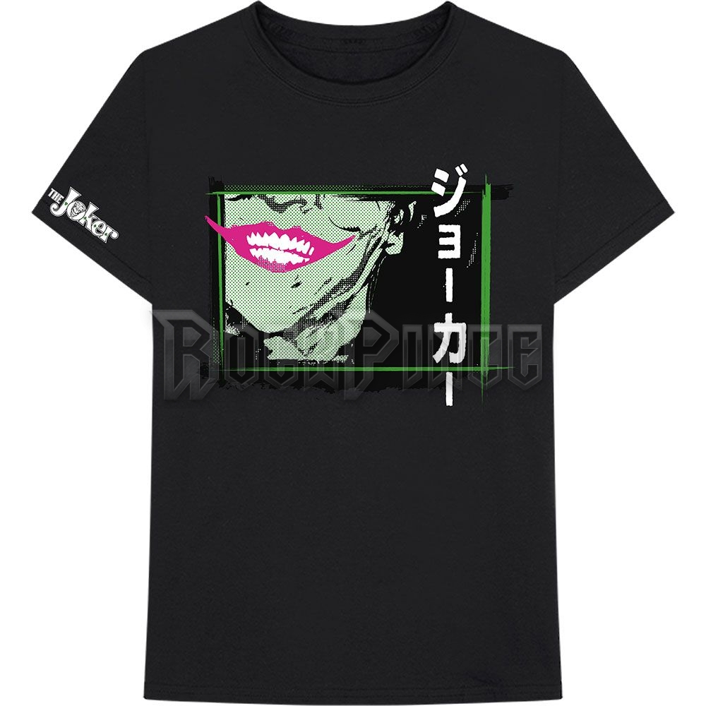 DC Comics - Joker Smile Frame Anime - unisex póló - BATMANTS06MB