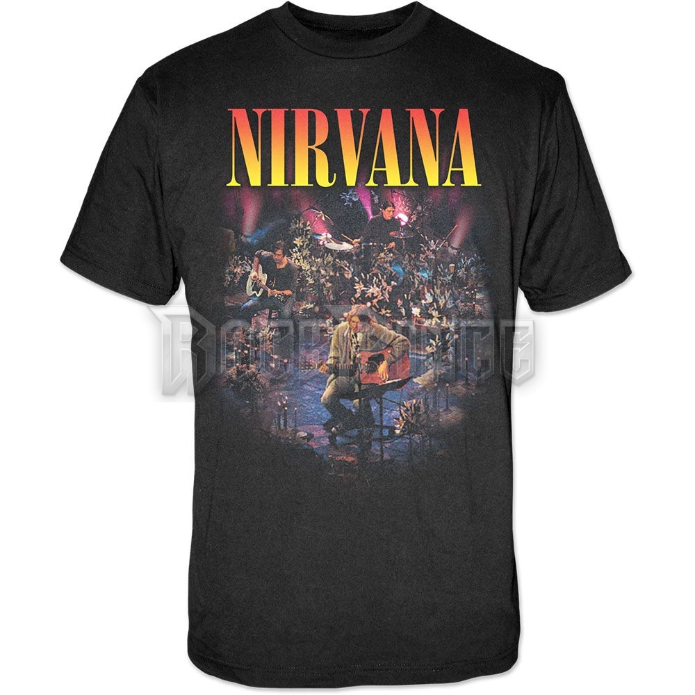 Nirvana - Unplugged Photo - unisex póló - NIRVTS23MB