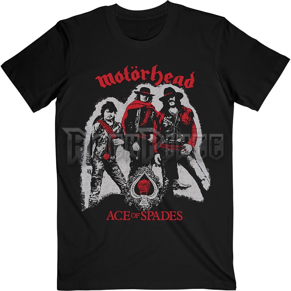 MOTORHEAD - ACE OF SPADES COWBOYS - unisex póló - MHEADTEE58MB