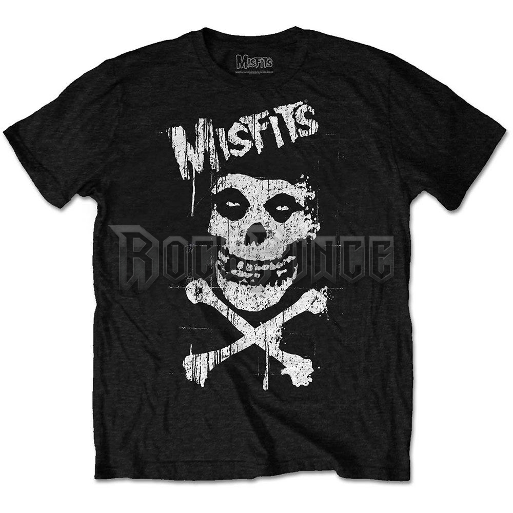 MISFITS - CROSS BONES - unisex póló - MISTS15MB