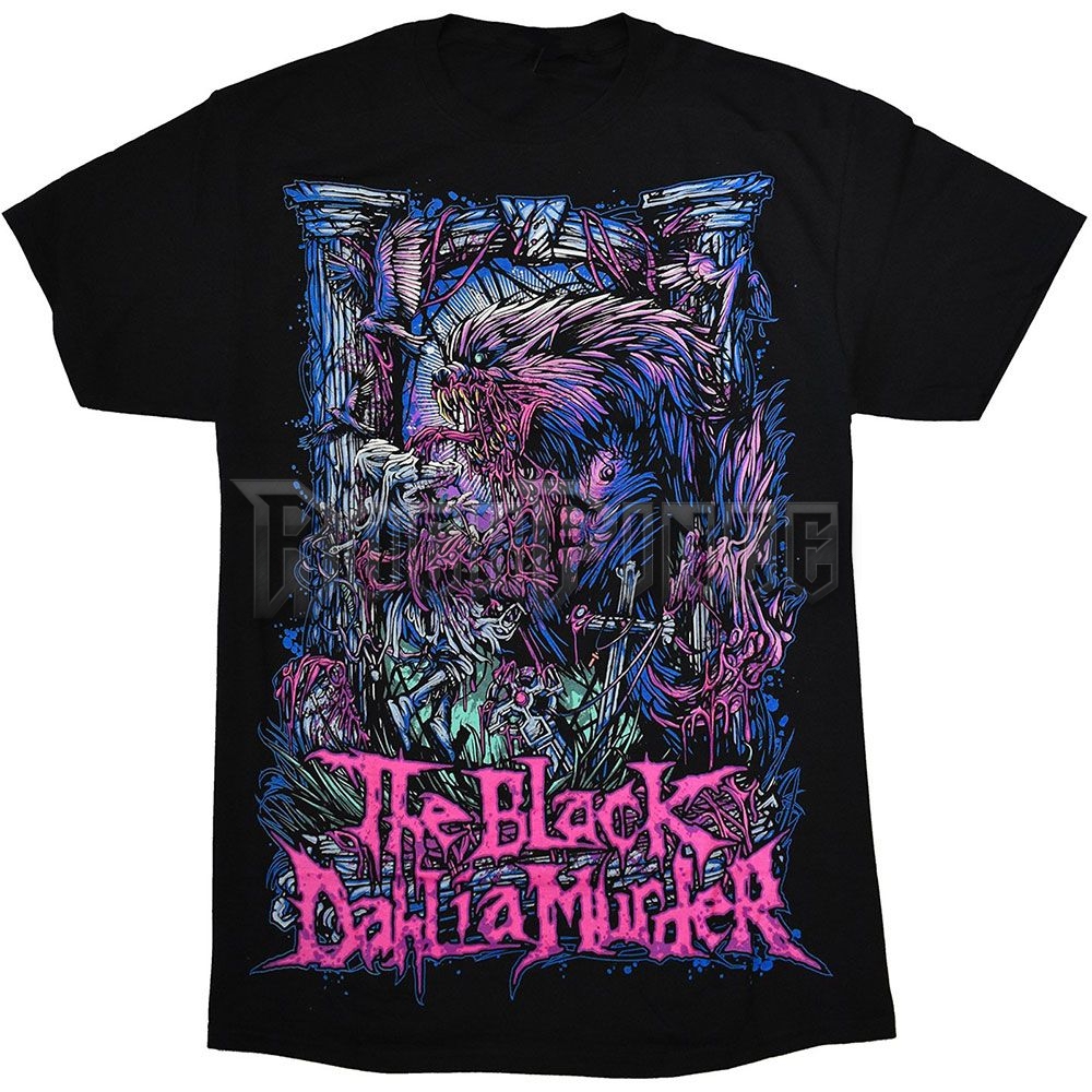 THE BLACK DAHLIA MURDER - WOLFMAN - unisex póló - BDMTS01MB / PHDBDMTSBWOL