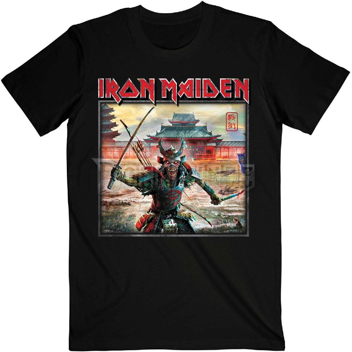 IRON MAIDEN - SENJUTSU ALBUM PALACE KEYLINE SQUARE - unisex póló - IMTEE138MB