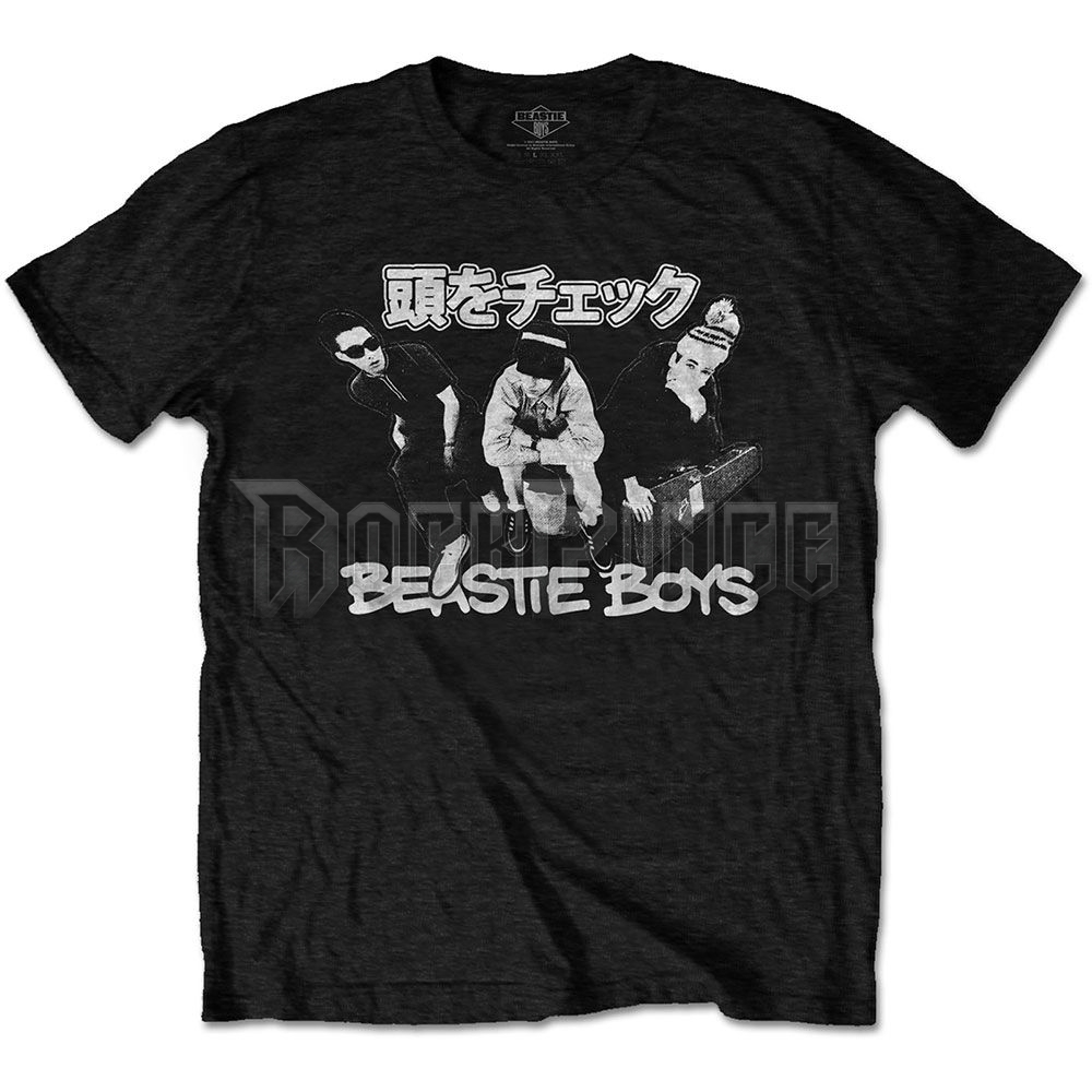 THE BEASTIE BOYS - CHECK YOUR HEAD JAPANESE - unisex póló - BEASTTS09MB