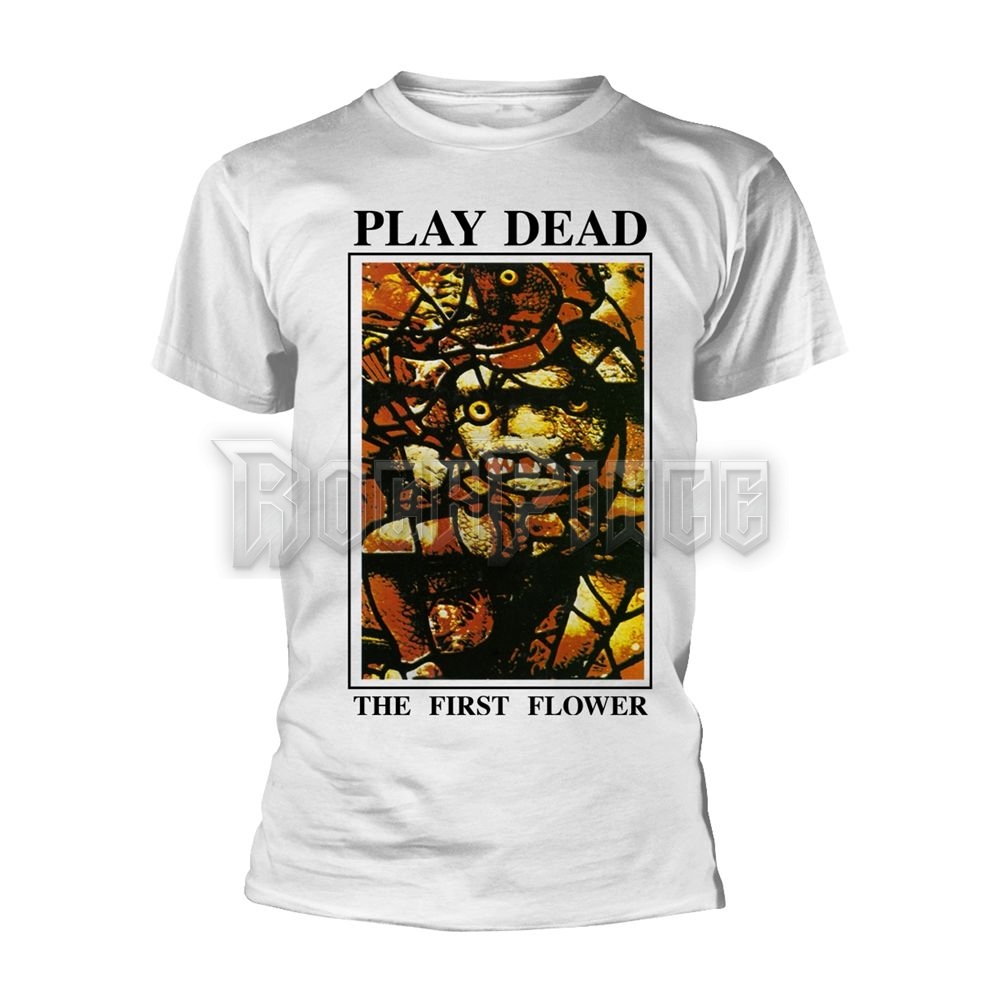 PLAY DEAD - THE FIRST FLOWER (WHITE) - Unisex póló - PH12127