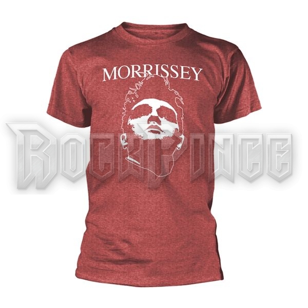 MORRISSEY - FACE LOGO (HEATHER RED) - Unisex póló - PHD12174